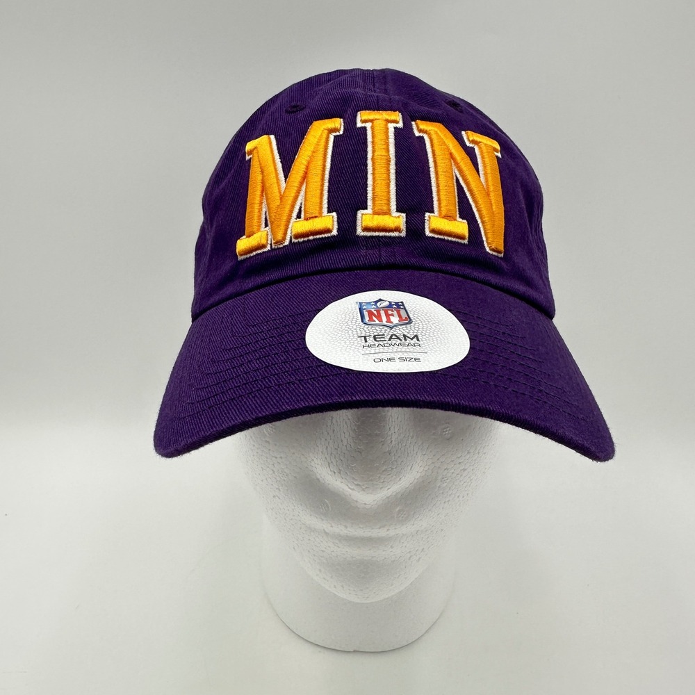 Minnesota Vikings Hat Mens Purple NFL Football Embroidered Team Headwear NEW